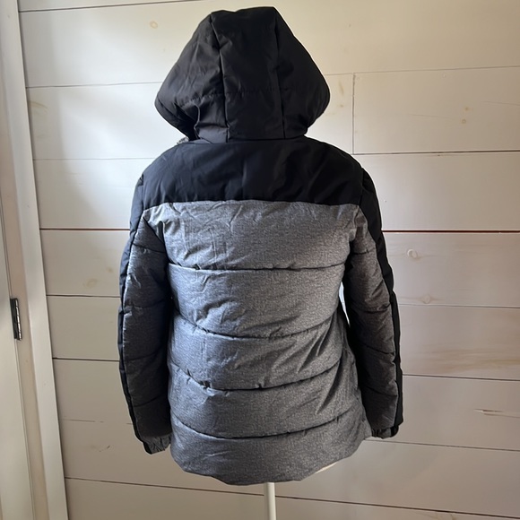 Zero X posur grey, black, lime green boys coat - Picture 6 of 6